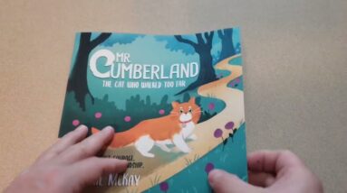 Good Story?  Mr. Cumberland the cat who walked too far book review unboxing