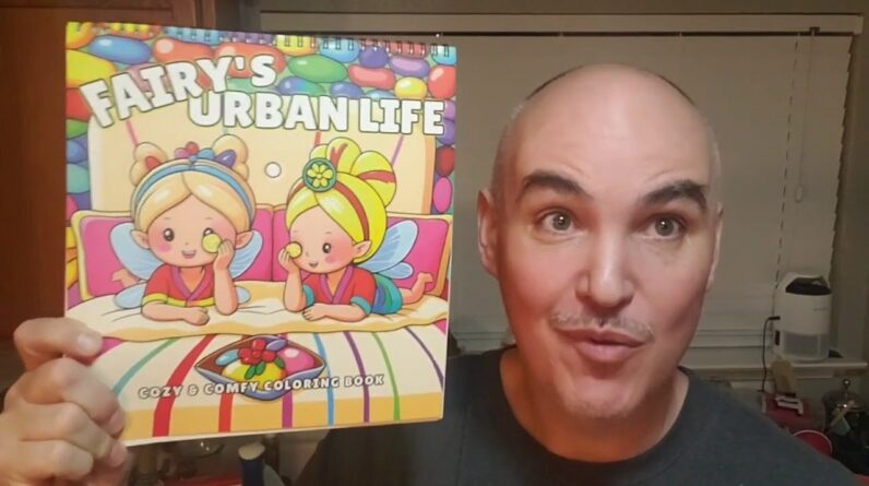 GOOD FLIP? Fairy's Urban Life: Cozy and Comfy Coloring Book For Adults Review Unboxing by FUN LAVIE