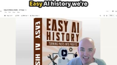 EASY AI HISTORY REVIEW BONUS OTO's WALKTHOUGH DEMO Turning Pasts Into Profits by Amy Harrop