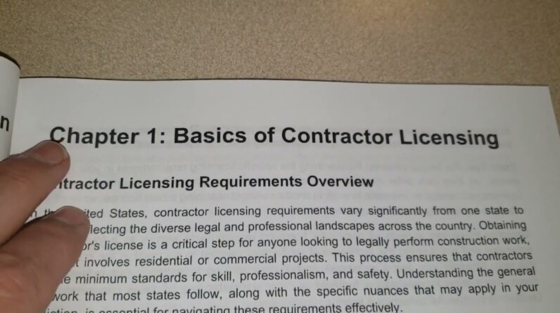 GOOD INFO? Contractors License Study Guide Book Review unboxing