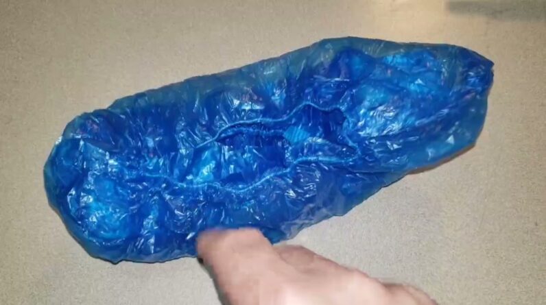 WILL THEY FIT? Frontline Shoe Covers Disposable Waterproof Slip Resistance Review Unboxing