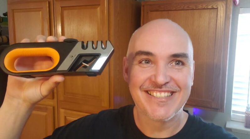 SHARPEN EVERYTHING? 3-Step Knife and Scissor Sharpener