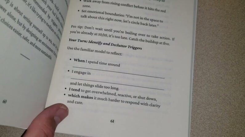 INTERACTIVE READING? How To Stop Being Toxic 7-Step Blueprint Book Review Unboxing