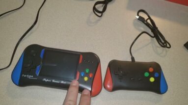 EASY-SETUP? MR Bryant Retro Handheld Game for Kids Review Unboxing 500 Games Preloaded