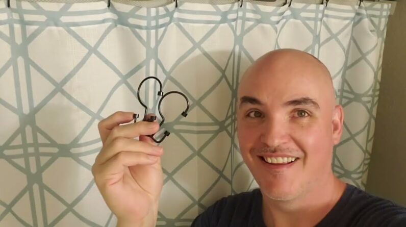 FALL-OFF STURDY? Bathway Shower Curtain Hooks Review Unboxing Installation Demo