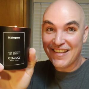 WHICH SMELL? Cendaz Mens Candle Set 4 Pack with Snuffer Review Unboxing Demo