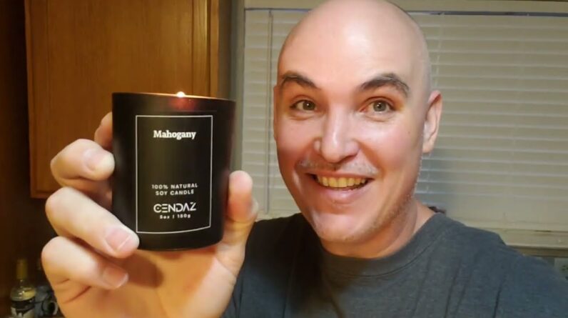 WHICH SMELL? Cendaz Mens Candle Set 4 Pack with Snuffer Review Unboxing Demo