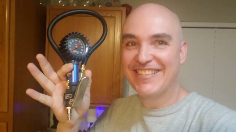 ANY AIR-COMPRESSOR? Gerchway Tire Inflator Pressure Gauge Review Unboxing Demo Presta Schrader Valve