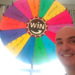 EASY FULL-ASSEMBLY? MR Bryant 24inch Spinning Prize Wheel Review Unboxing Demo