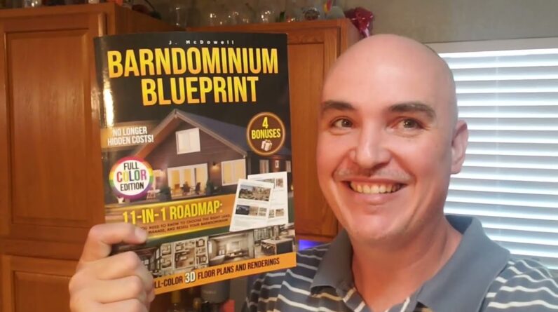 EASY TO-FOLLOW? Barndominium Blueprint Step-by-Step Guide Book Review Unboxing Demo by J. McDowell