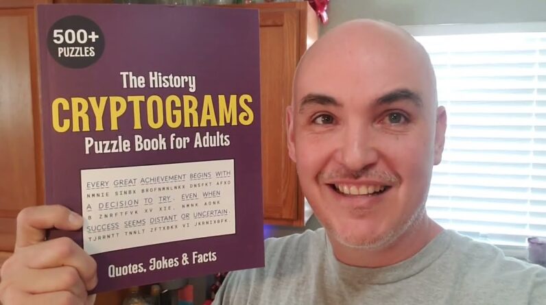 ENOUGH HINTS TOO HARD? History Cryptograms Puzzle Book for Adults Review Unboxing by Nora Cipher