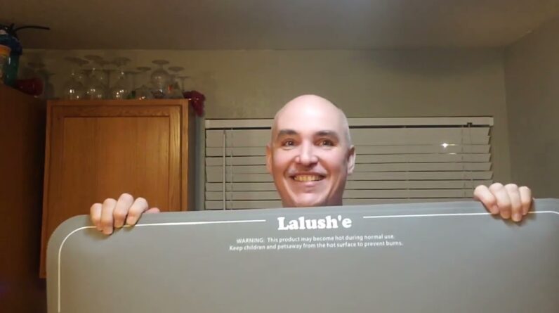 FAST-HEAT EASY-SETUP? Lalushe Electric Food Warming Mat xxl Review Unboxing Demo