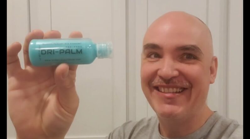 SMOOTH DRY? DriPalm Prime Moisture Reducer Grip Enhancer Review Unboxing Demo Test