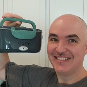 EASY SETUP? OCTY Electric Heated Lunch Box 1.5L Stainless Steel Food Warmer Electric Lunchbox in Car