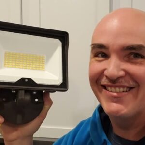 HEAVY-DUTY CONSTRUCTION? Jmkmgl 55W LED Flood Light Outdoor  Exterior Lighting Review Unboxing