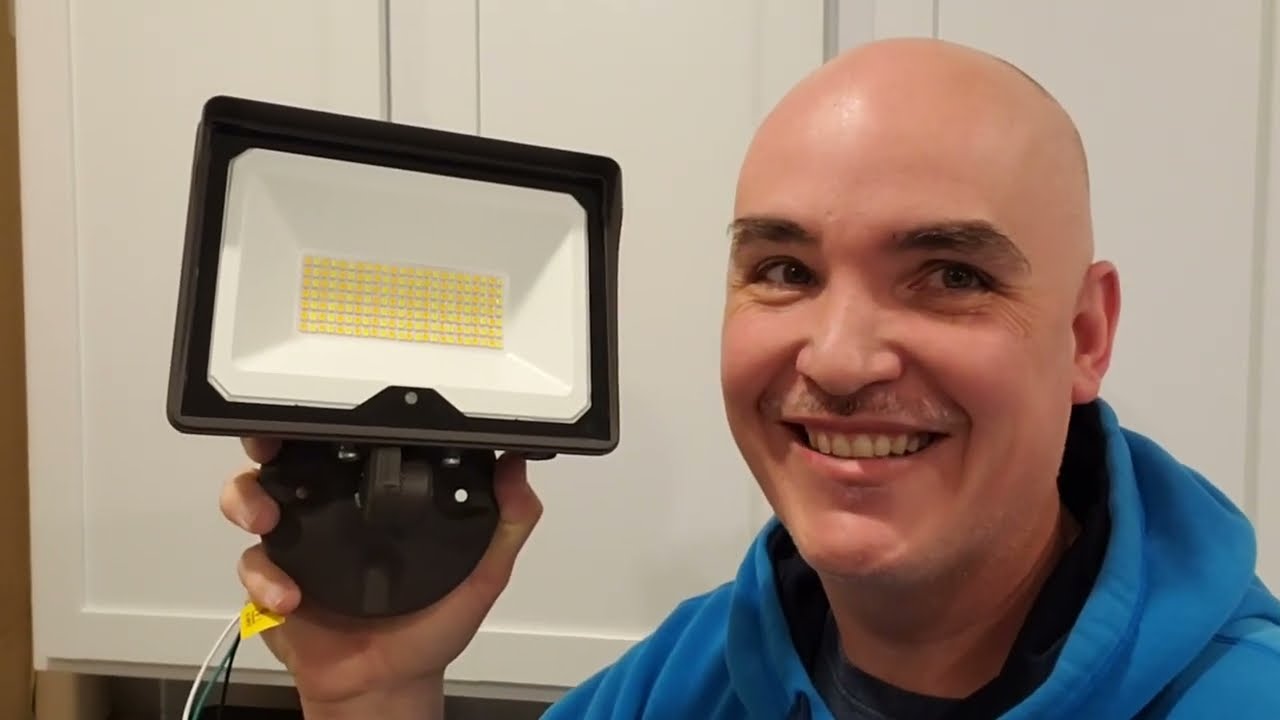 HEAVY-DUTY CONSTRUCTION? Jmkmgl 55W LED Flood Light Outdoor Exterior Lighting Review Unboxing
