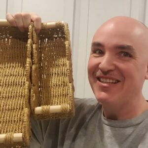 CANT FIND WHAT? SlopHaul Paper Rope Storage Basket with Wooden Handles Review Unboxing Demo Test