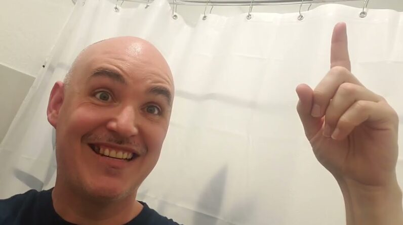 HARD TO-USE? SustainAura Premium PEVA Shower Curtain Liner Review Unboxing Demo Test