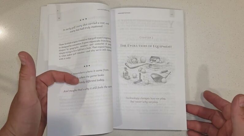 EASY-READ GOOD-INFO? Fun Facts About Golf Book Greenside Editions Review Unboxing