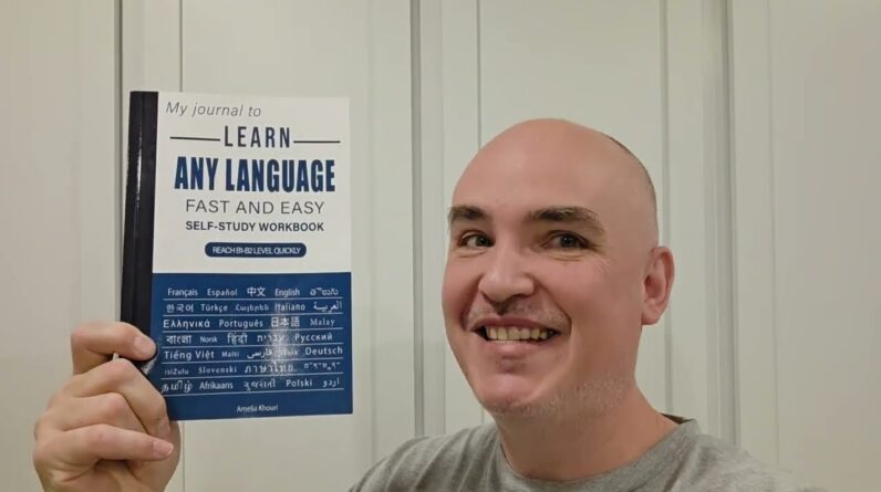 STRUCTURED INTERACTIVE-LEARNING? My Journal to Learn Any Language Workbook Review Unboxing