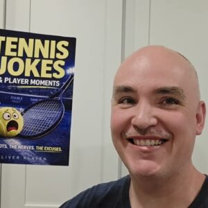 FUNNY and INFORMATIVE? Tennis Jokes & Player Moments Book Review Unboxing by Oliver Klayen UPDATED