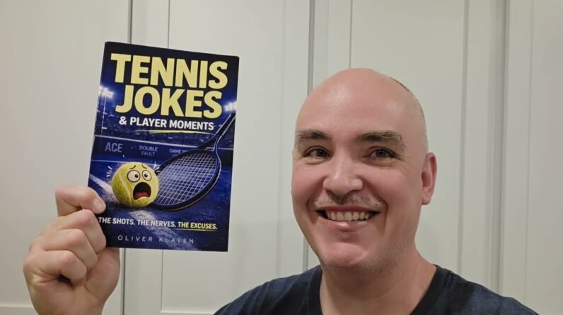 FUNNY and INFORMATIVE? Tennis Jokes & Player Moments Book Review Unboxing by Oliver Klayen UPDATED