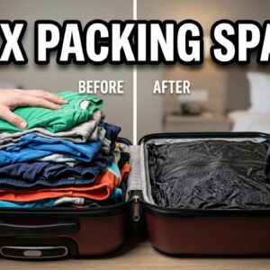 DOUBLE STORAGE EASY SETUP? Carrivio Travel Vacuum Bags with Battery-Free Vacuum Pump CheckIn Luggage