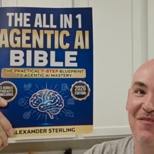 INTERACTIVE LEARNING? All in One Agentic AI Bible by Alexander Sterling Review Book Unboxing