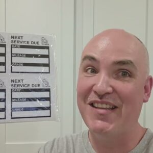 THICK-DURABLE SMEAR-FREE? Deepionara Static Cling Oil Change Stickers for Windshield Review Unboxing