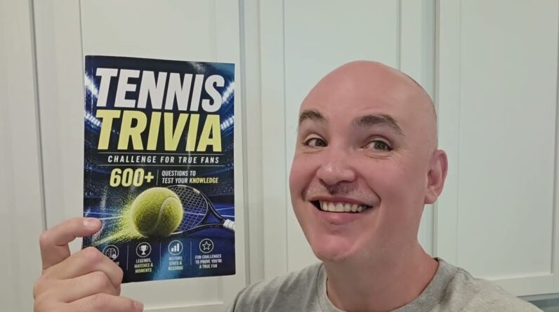 INTERACTIVE LEARNING? Tennis Trivia Challenge for True Fans Book Review Unboxing by Oliver Klayen