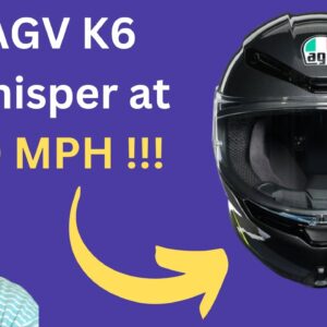 HEAR A WHISPER at 70MPH ??? AGV K6 Helmet review Review Unboxing agv Demo Test