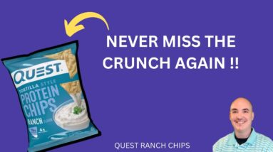 QUEST TORTILLA STYLE PROTEIN CHIPS RANCH TASTE TEST Review Review Unboxing Quest Demo Test