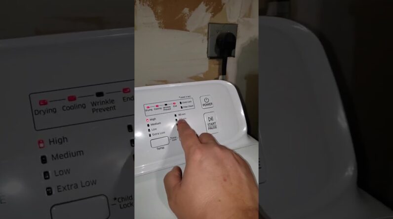 Love The Sensor Dry - Samsung Dryer Review Review Unboxing Samsung Demo Test