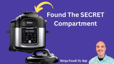 Ninja Foodi XL 8qt Unboxing Review  Found Secret Compartment Review Unboxing Ninja Demo Test