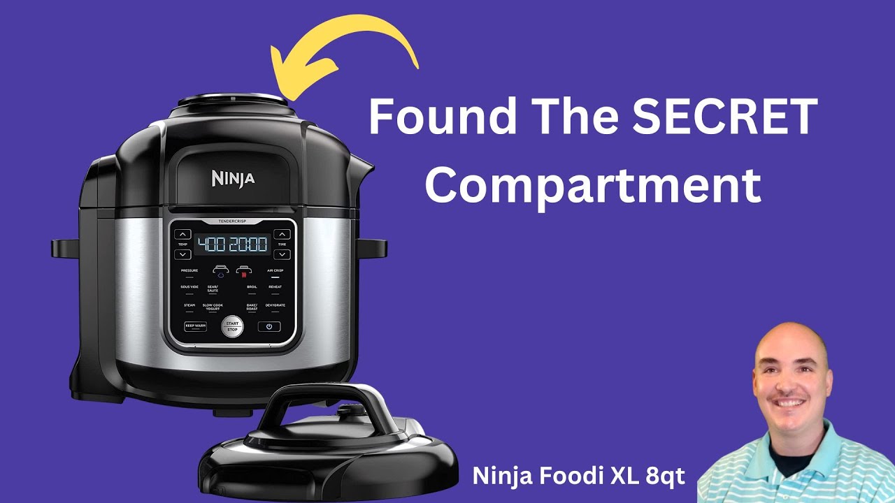 Ninja Foodi XL 8qt Unboxing Review  Found Secret Compartment Review Unboxing Ninja Demo Test