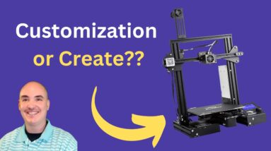 Customize or CREATE???  Creality Ender 3 3D Printer Review Review Unboxing Comgrow Demo Test