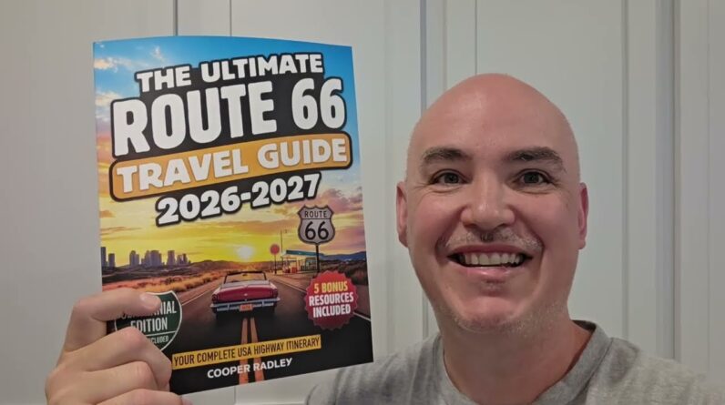 INTERACTIVE READING? Ultimate Route 66 Travel Guide Book Review Unboxing by Cooper Radley