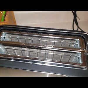 WHAT!!! 4 Slice Toaster Cancel - Reheat -Defrost Review Review Unboxing Elite Gourmet Demo Test