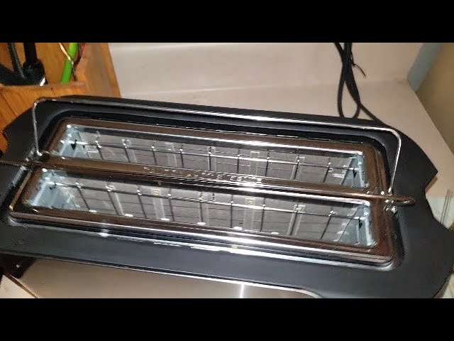 WHAT!!! 4 Slice Toaster Cancel - Reheat -Defrost Review Review Unboxing Elite Gourmet Demo Test