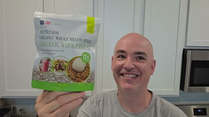 STRONG-SMELL FULLY-HULLED? Nutrilion Organic Egusi Whole Melon Seeds Review Unboxing Demo Taste Test