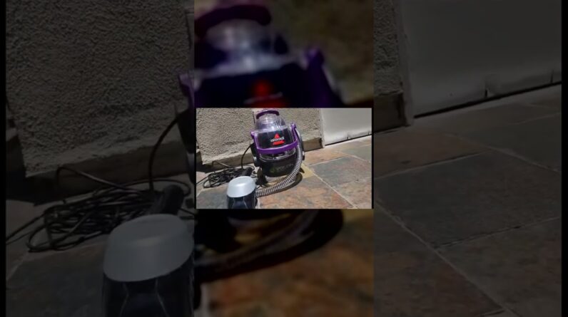PULLS OUT SURPRISES!!!!  review of bissel SpotClean Pet Pro Review Unboxing Bissell Demo Test