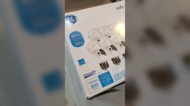 Save Money or Double Life? = Double Bulbs Review Unboxing GE Demo Test