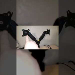 SWIVEL & Tilt - Cut Install in Half - HUANUO Dual Monitor Review Unboxing HUANUO Demo Test