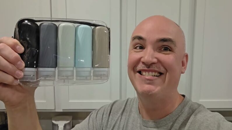 TIGHT-LID BONUS-LABELS? Laxen 3 oz Silicone Travel Bottles for Toiletries Review Unboxing Demo Test