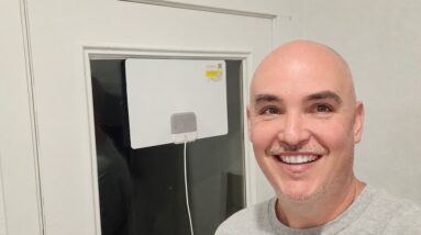 HARD-TO-INSTALL CHANNELS CLEAR? Sherriva Indoor Ultra Thin Amplified TV Antenna Review Unboxing
