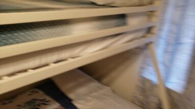 WHOLE FAMILY - Review of  Metal Bunk Bed, Twin Over Full Review Unboxing SHA CERLIN Demo Test
