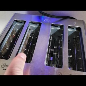 SAFETY - Review of Cuisinart RBT-1350PCFR 4 Slice Metal Toaster - Review Unboxing Cuisinart Demo Tes