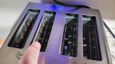 SAFETY - Review of Cuisinart RBT-1350PCFR 4 Slice Metal Toaster - Review Unboxing Cuisinart Demo Tes