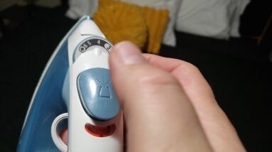 FABRIC SELECTIONS - Review of Black and Decker iron Review Unboxing BLACK+DECKER Demo Test