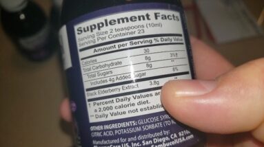 WHY Its Different!! 3.6g Review of Sambucol BlackElderberry Review Unboxing Sambucol Demo Test